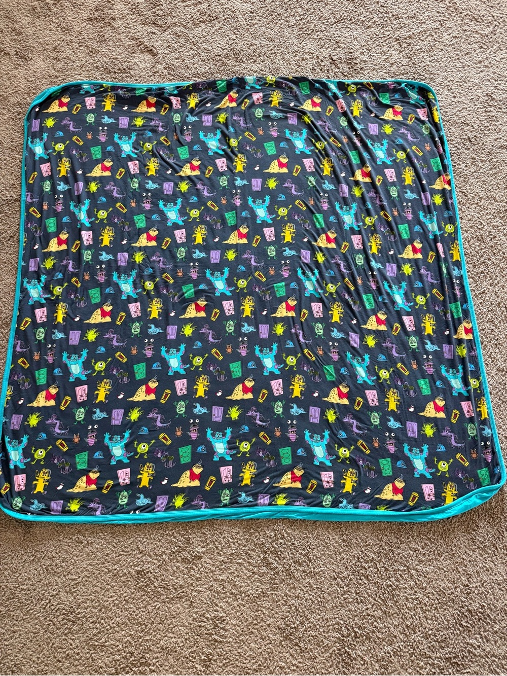 Little Sleepies Monsters INC blanket